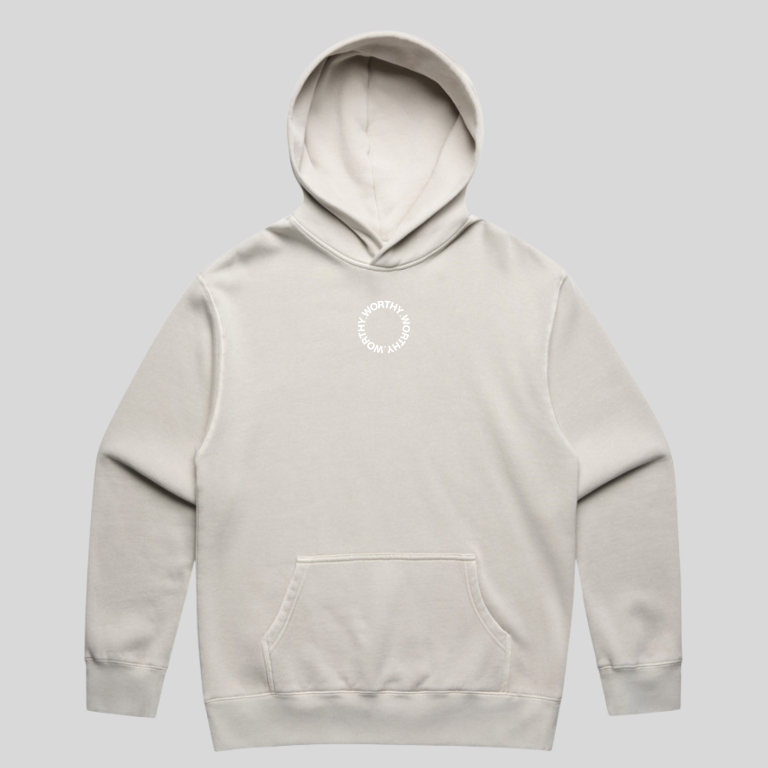 Relax Faded Hoodie - Circle Logo Embroidered – WORTHY