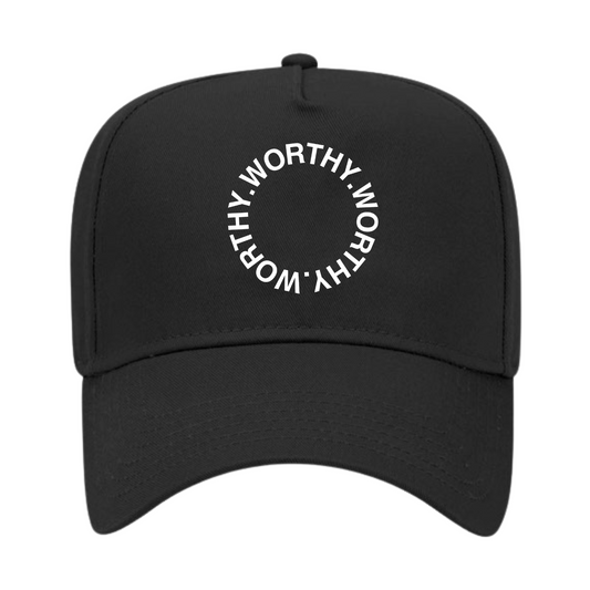 WORTHY.  Circle Logo A Frame Cap
